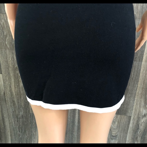 Express black & white colorblock dress - Picture 5 of 6